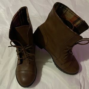 Soda Women’s Boots (Brown) (NEW)